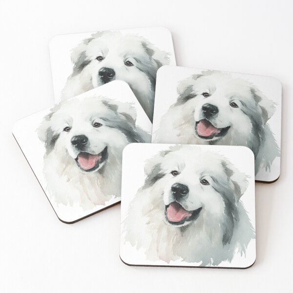 Item preview, Cute Great Pyrenees puppy dog designed and sold by MendaciousMina.