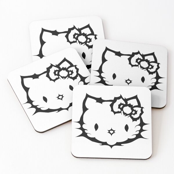 Item preview, Hello kitty cybertribal character. Hello kitten. designed and sold by Tribalgothss.