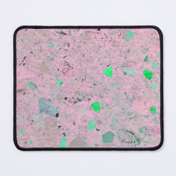 Item preview, Neo-Terrazzo Abstract: Pink & Emerald Stone Pattern designed and sold by goedesign.
