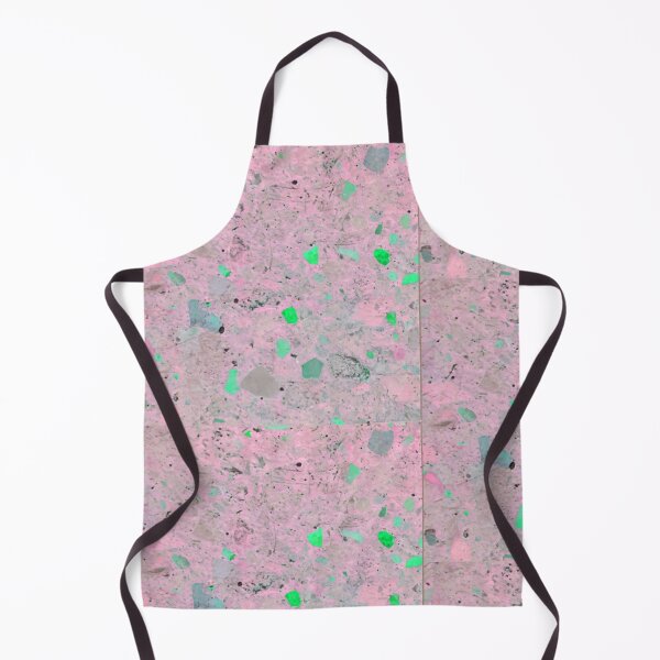 Item preview, Neo-Terrazzo Abstract: Pink & Emerald Stone Pattern designed and sold by goedesign.