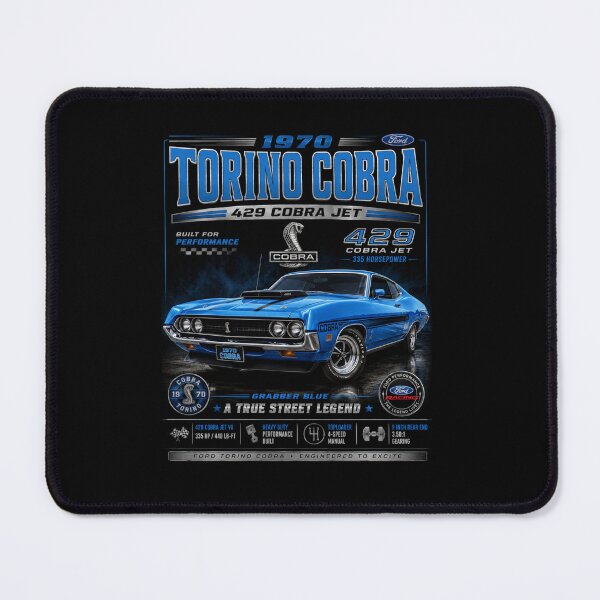Item preview, 1970 Ford Torino Cobra 429 Cobra Jet Classic Muscle Car Vintage Art designed and sold by TheArtOfCar.