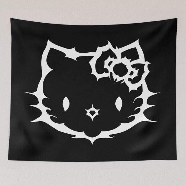 Item preview, Hello kitty cybertribal character. Hello kitten. designed and sold by Tribalgothss.
