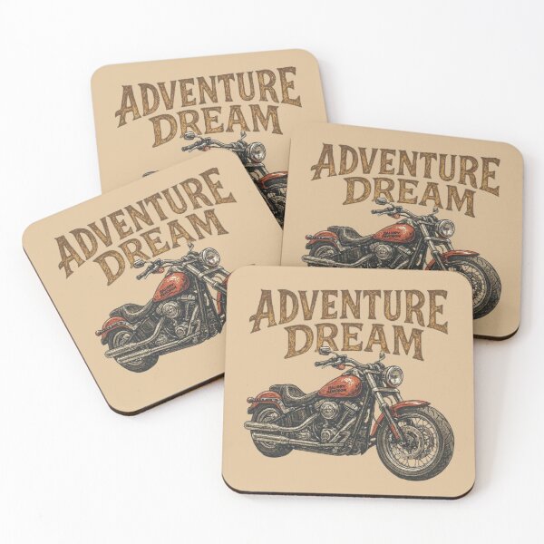 Item preview, Adventure Dream Ride – Vintage Chopper Motorcycle Legend designed and sold by redask2me.