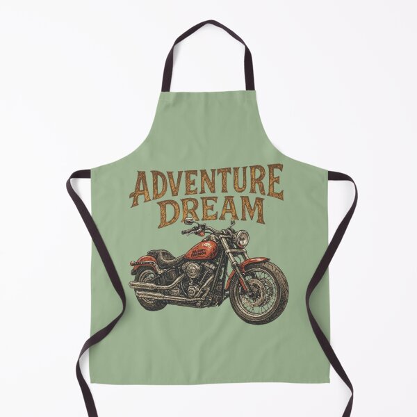 Item preview, Adventure Dream Ride – Vintage Chopper Motorcycle Legend designed and sold by redask2me.