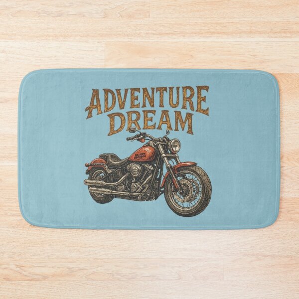 Item preview, Adventure Dream Ride – Vintage Chopper Motorcycle Legend designed and sold by redask2me.