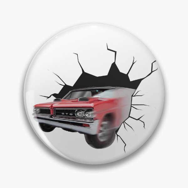 Item preview, FUNNY CLASSIC CARS, VINTAGE RED 1964 GTO, AMERICAN MUSCLE CARS designed and sold by classic car craze.