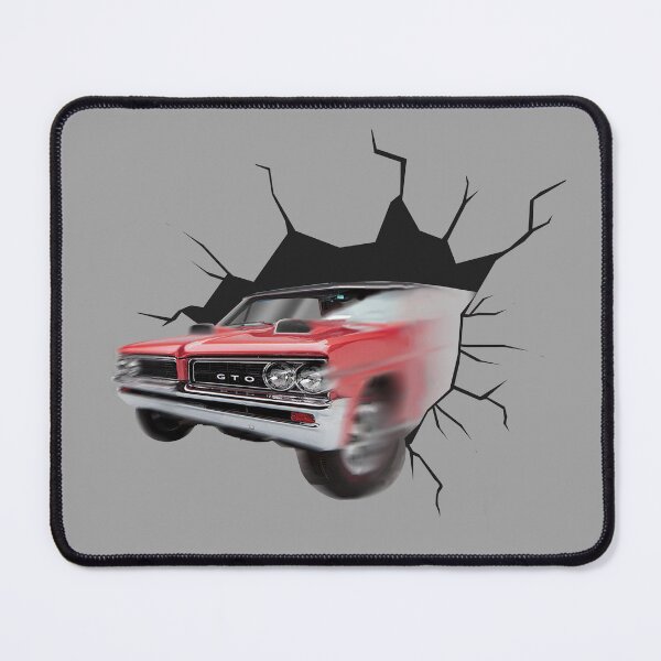 Item preview, FUNNY CLASSIC CARS, VINTAGE RED 1964 GTO, AMERICAN MUSCLE CARS designed and sold by classic car craze.