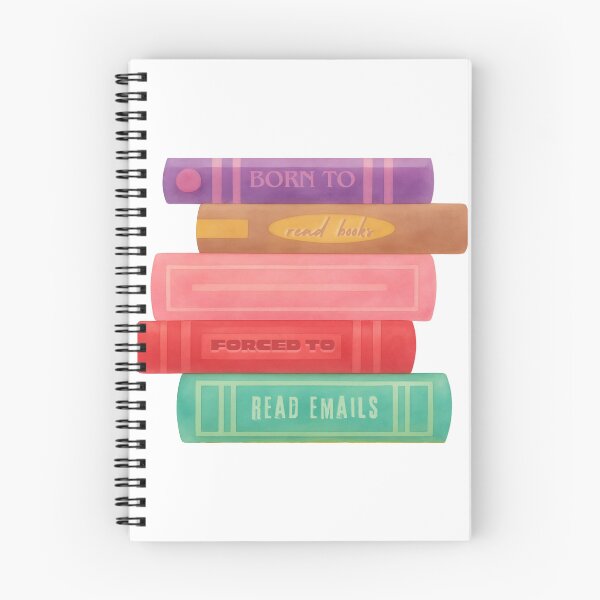 Item preview, Born To Read Books Forced To Read Emails designed and sold by secondcityshore.