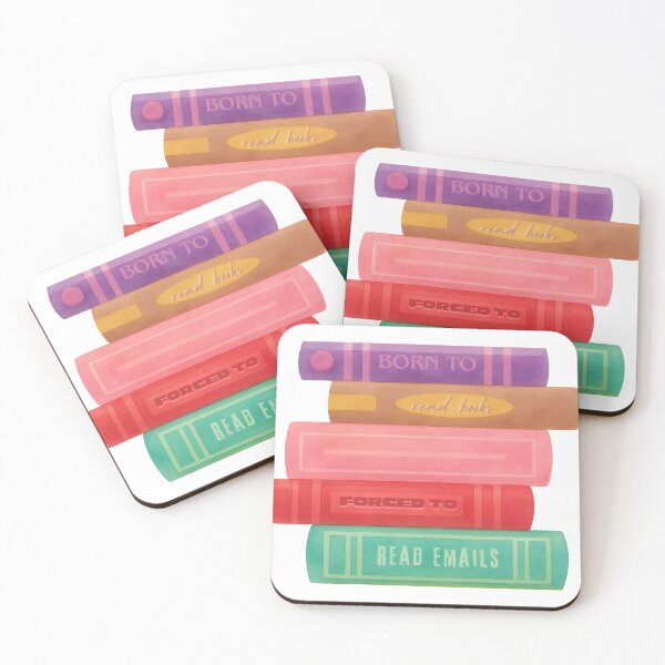Item preview, Born To Read Books Forced To Read Emails designed and sold by secondcityshore.