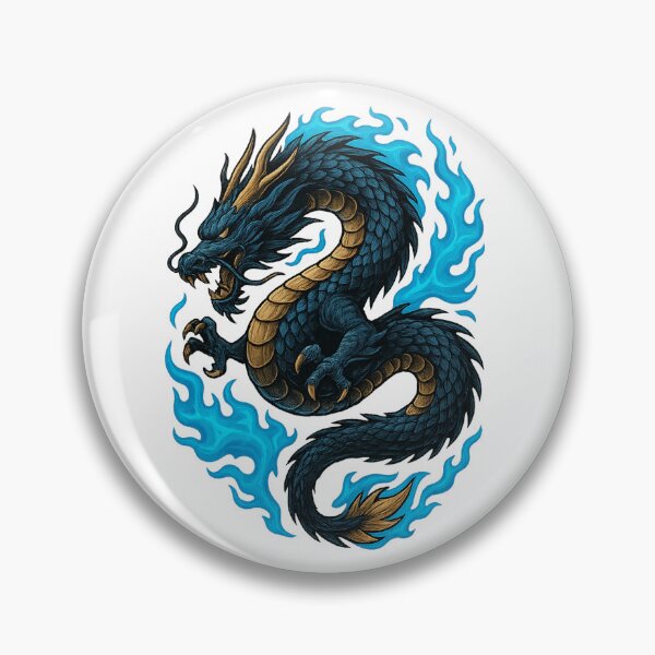 Item preview, BLUE FLAME DRAGON designed and sold by Great_Designs.