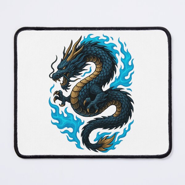 Item preview, BLUE FLAME DRAGON designed and sold by Great_Designs.