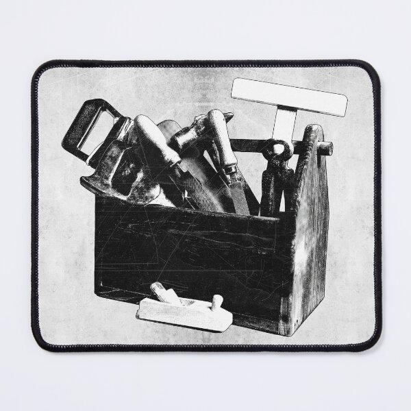 Item preview, Vintage Wooden Toolbox Hand Tools Craftsman Workshop designed and sold by Ghoul Enterprises.