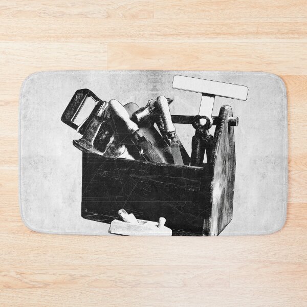 Item preview, Vintage Wooden Toolbox Hand Tools Craftsman Workshop designed and sold by Ghoul Enterprises.