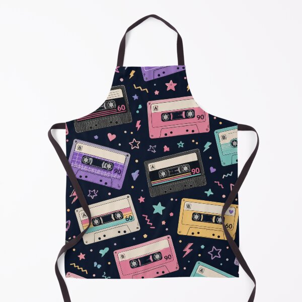 Item preview, Retro Cassette Tape Nostalgic Pattern Artwork designed and sold by ArtComixHaven.