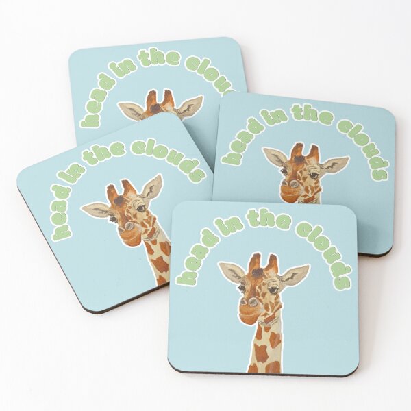 Item preview, Willow the Giraffe has their Head in the Clouds designed and sold by Blackberries & Moss.