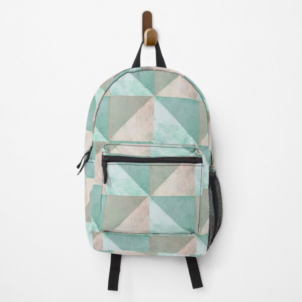 Artikelvorschau, Geometric Stone Triangles: Mint & Sand Abstract entworfen und verkauft von goedesign.