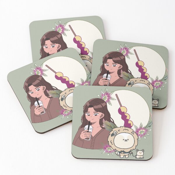Item preview, Bubble Tea Girl and Lion with Hearing Aid designed and sold by Kanniax.