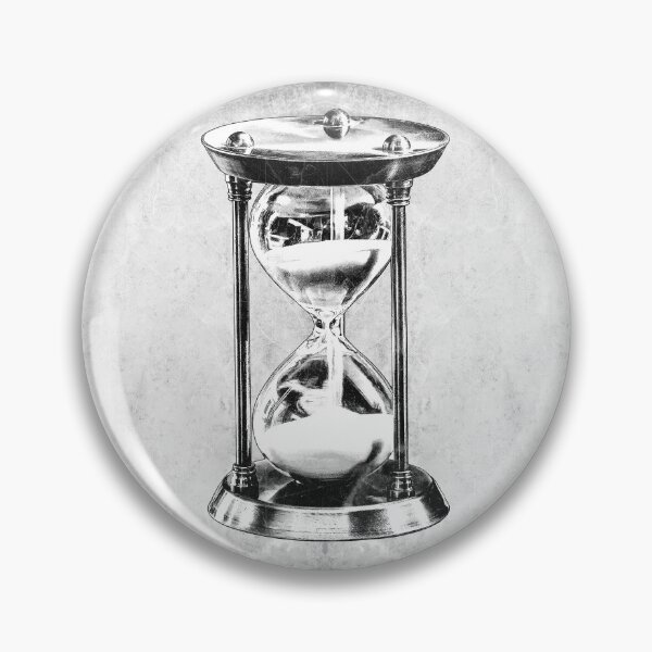 Item preview, Vintage Brass Hourglass Sand Timer Memento Mori designed and sold by Ghoul Enterprises.