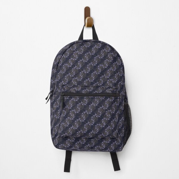 Item preview, Spring Honey Locust & Iris Twirls on Navy designed and sold by Digitalmyth's Designs.