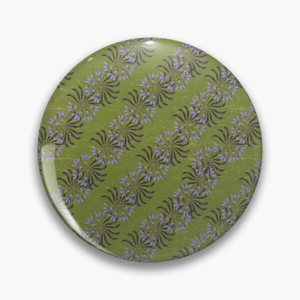 Item preview, Spring Honey Locust & Iris Twirls on Green designed and sold by Digitalmyth's Designs.