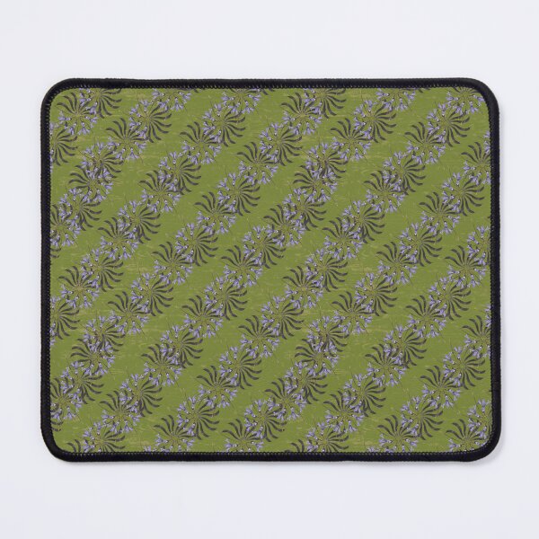 Item preview, Spring Honey Locust & Iris Twirls on Green designed and sold by Digitalmyth's Designs.
