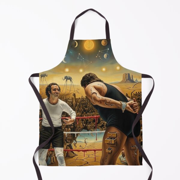 Item preview, Andy Kaufman vs Jerry Lawler Surreal Wrestling Tribute | Dali Inspired Pop Art Tee designed and sold by The Irish Whip.