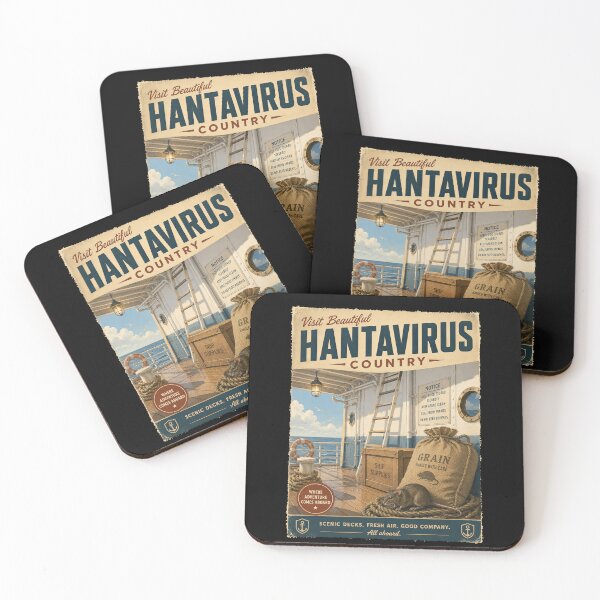 Item preview, Visit Hantavirus Country Vintage Travel Humor designed and sold by elderberry.