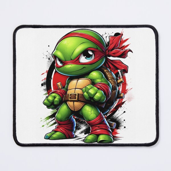 Item preview, Cute Baby Ninja Turtle Raphael Cartoon Retro Style designed and sold by allin14fun.