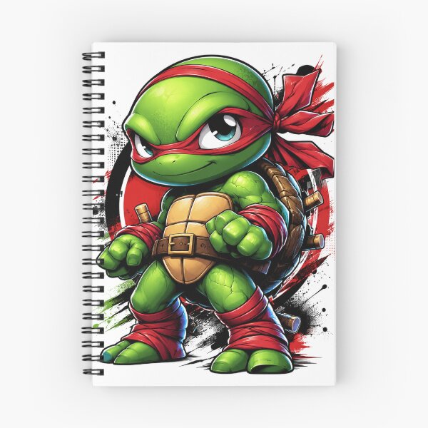 Item preview, Cute Baby Ninja Turtle Raphael Cartoon Retro Style designed and sold by allin14fun.