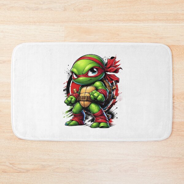 Item preview, Cute Baby Ninja Turtle Raphael Cartoon Retro Style designed and sold by allin14fun.