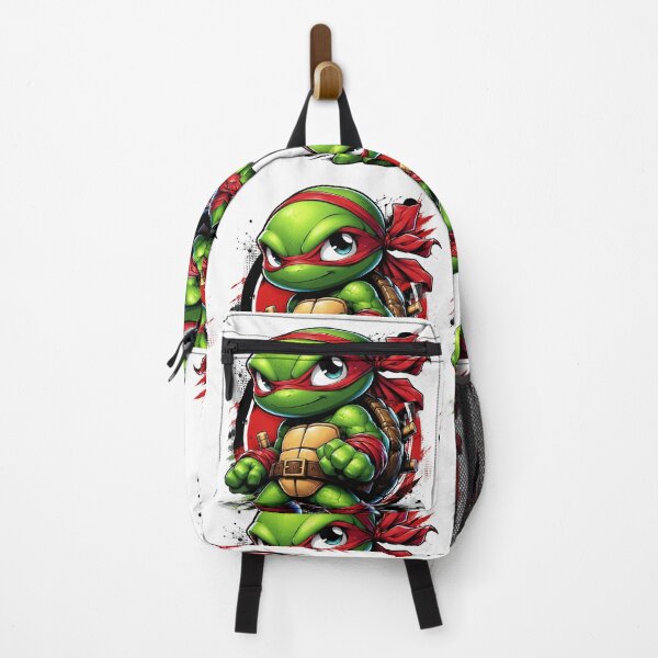Item preview, Cute Baby Ninja Turtle Raphael Cartoon Retro Style designed and sold by allin14fun.