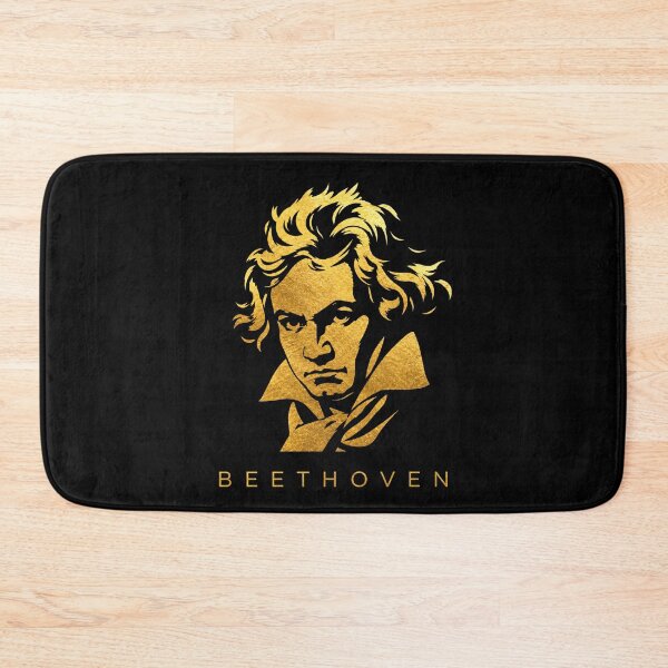 Item preview, Ludwig van Beethoven golden poster designed and sold by CMYKStudio.