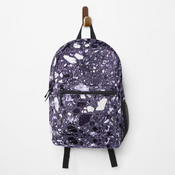 Item preview, Midnight Amethyst Terrazzo: Dark Aesthetic Stone Pattern designed and sold by goedesign.