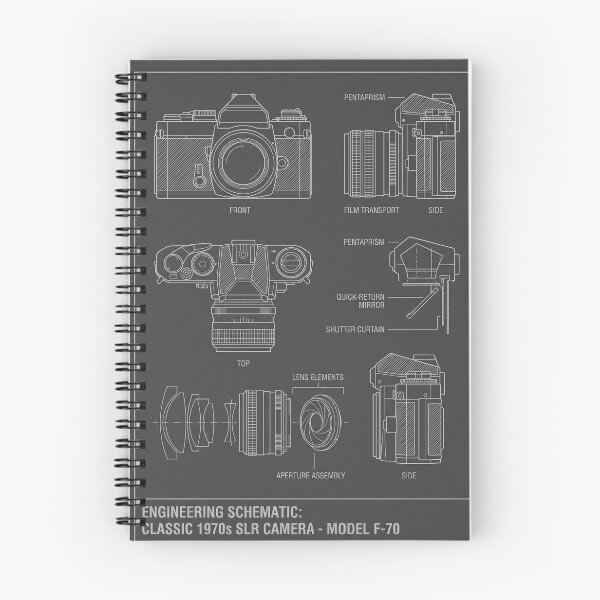 Item preview, Vintage SLR Camera Schematic - Photography Studio Art designed and sold by MarVan-Prints.