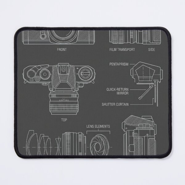 Item preview, Vintage SLR Camera Schematic - Photography Studio Art designed and sold by MarVan-Prints.