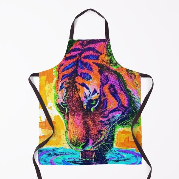 Item preview, Vibrant Neon Tiger Illustration | Psychedelic Wildlife Art designed and sold by BLUESKY11a.