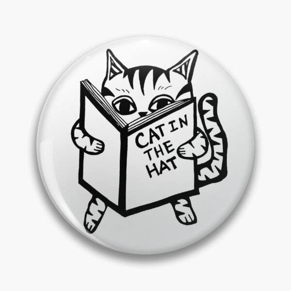 Item preview, Cute Cat Reading Book Greyscale designed and sold by KayTurtless.
