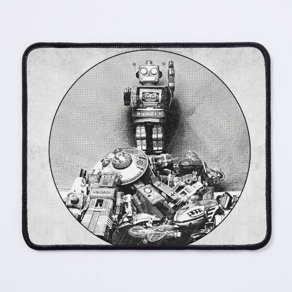 Item preview, Vintage Tin Toy Robots Space Toys Collection Pile designed and sold by Ghoul Enterprises.