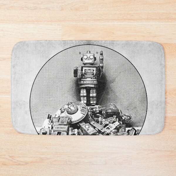 Item preview, Vintage Tin Toy Robots Space Toys Collection Pile designed and sold by Ghoul Enterprises.