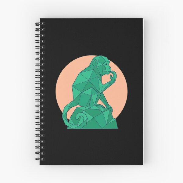 Item preview, Geometric Emerald Monkey – Vibrant Art for Color Lovers designed and sold by bsbd-action.