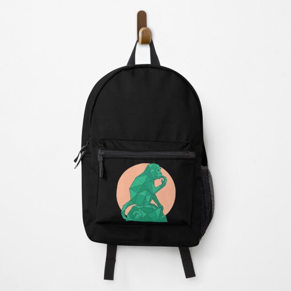 Item preview, Geometric Emerald Monkey – Vibrant Art for Color Lovers designed and sold by bsbd-action.