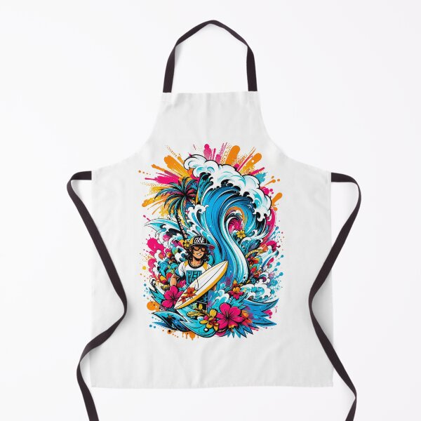 Item preview, Epic Surfer Riding Giant Ocean Wave Sunset Vibes designed and sold by allin14fun.