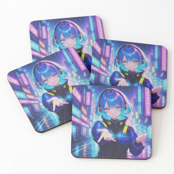Item preview, Cyber Neon Dream Girl designed and sold by YumeKitsune.