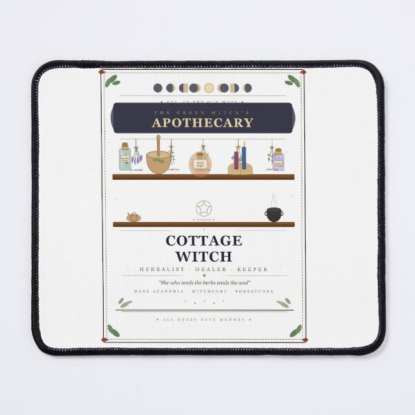 Item preview, Green Witch Apothecary — Cottage Witch Gift for Herbalists & Dark Academia Lovers designed and sold by Mega-Shopping.