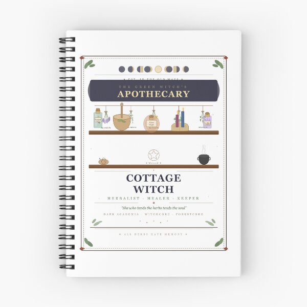 Item preview, Green Witch Apothecary — Cottage Witch Gift for Herbalists & Dark Academia Lovers designed and sold by Mega-Shopping.
