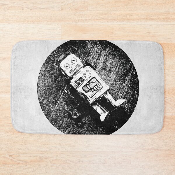 Item preview, Broken Retro Tin Robot Fallen Atomic Age Toy designed and sold by Ghoul Enterprises.