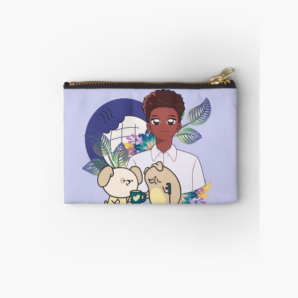 Item preview, Anime Boy and Animals with Crutch Art designed and sold by Kanniax.