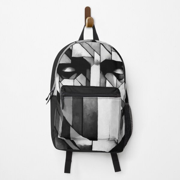 Item preview, Abstract Geometric Face Monochrome Digital Art designed and sold by Silence has weight.