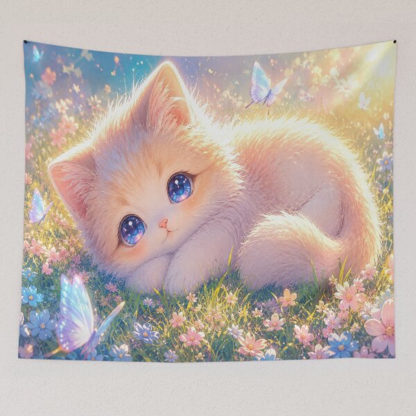 Item preview, Kitten in Garden designed and sold by Geralthewhite.
