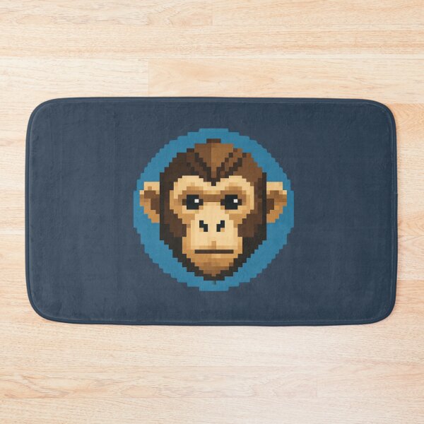 Item preview, Pixel Art Monkey Face – Gamer Icon for Social Media Profiles designed and sold by bsbd-action.